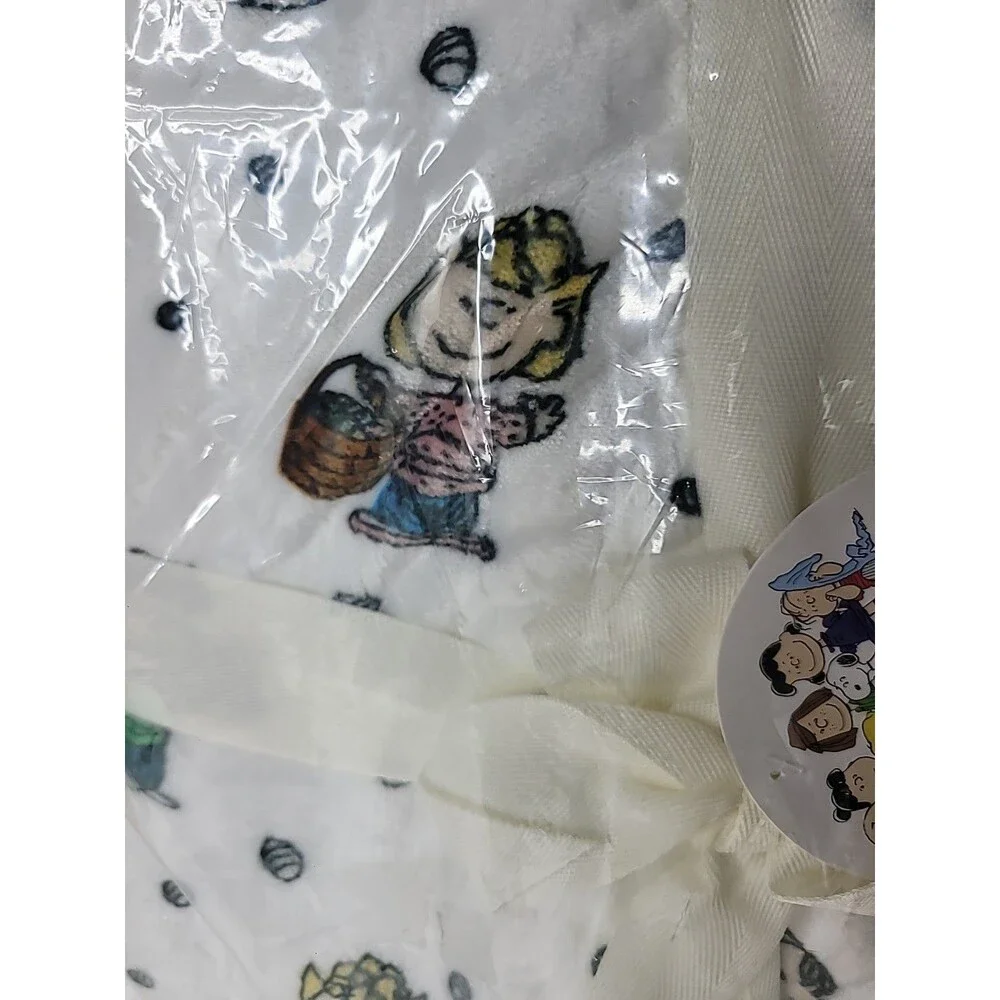Peanuts Gang Berkshire Fleece Throw Blanket 55x70 Charlie Brown Snoopy New